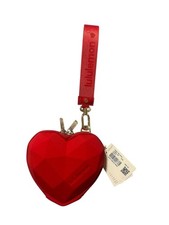 New Lululemon Heart Wristlet Oxford Red