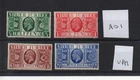 GB - George V  (A 01) - 1935 Silver Jubilee  set - unmounted mint