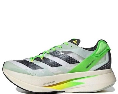 adidas Adizero Prime X Men's Low Top Running Shoes Linen Green/Black GV7074