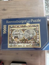 9000 Piece Jigsaw Puzzle Ravensburger Big World Map 1611 Rare Puzzle NEW