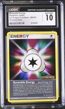 CGC 10 GEM MINT Scramble Energy 89/101 Reverse Holo Pokemon EX Dragon Frontiers