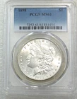 1898 P Morgan Silver Dollar PCGS MS61 Frosty White Just Graded New Holder #U340B