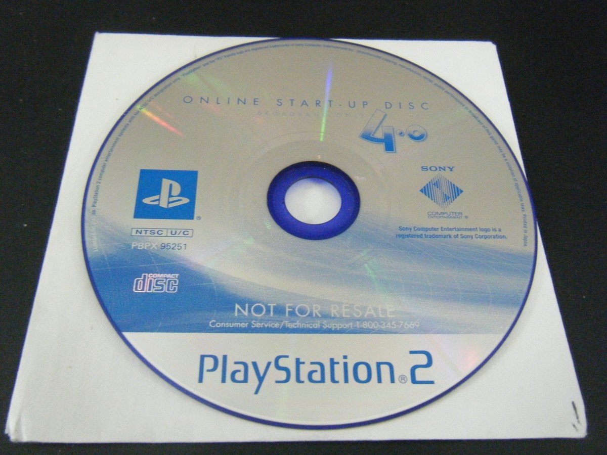 Sony Playstation 2 Online Start-Up Disc 4.0 for Broadband