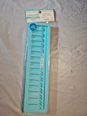 Ruffle Pattern Silicone Fondant or Clay Mold by Celebrate It
