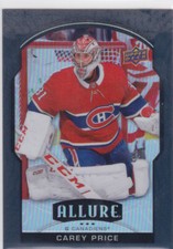 20/21 ALLURE..CAREY PRICE..BLACK RAINBOW..# 55..CANADIENS..COMBINED SHIP