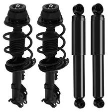 4×Front Complete Coil Spring Struts & Rear Shocks For 2012-2017 Hyundai Accent