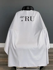 Barber Cape,TruBarber Cape, ProSalon Barber,Snap Closure, Cape WHITE