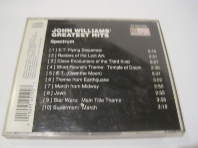 John Williams Greatest Hits CD First Choice Spectrum FC 4519 RARE 