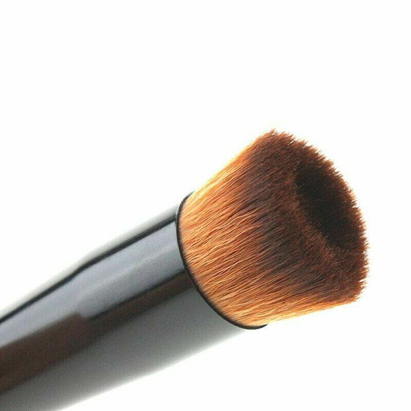 Flat Top Kabuki Foundation Brush Liquid Powder Blusher Buffing Make Up