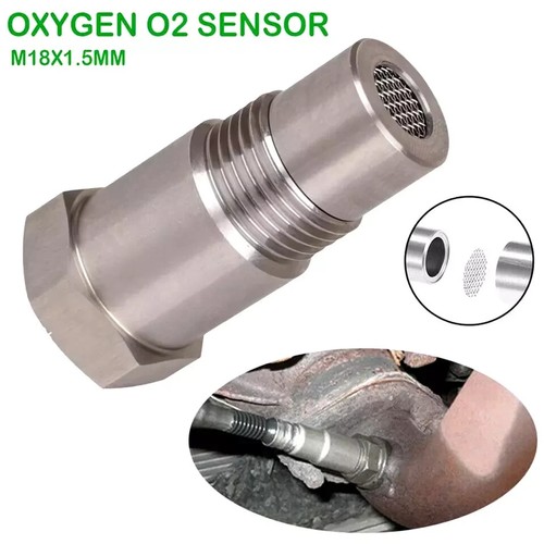 Universal Extension Filter Oxygen O2 Sensor Connector Parts Thread Steel Adapter - Picture 2 of 6