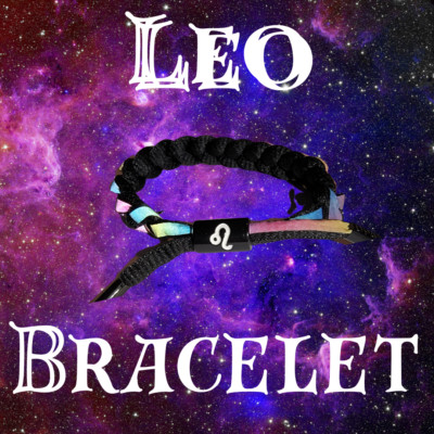 Leo Bracelet Zodiac sign Astrologic Colorful Womens Mens Braided Paracord NEW