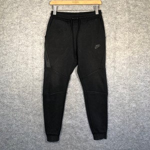 Nike Tech Fleece para hombre Pantalones Chándal Gimnasio Triple Negro Con  Cremallera Talla Pantalon S | eBay