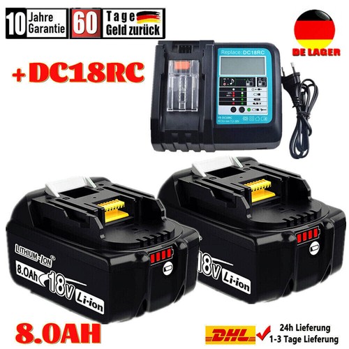 Für Original Makita Akku 18V 8Ah 9Ah 12Ah BL1860B BL1850B BL1840B BL1830B NEU DE - Picture 24 of 43
