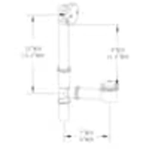 Everbilt Easy Touch 1-1/2 in. 20-Gauge Brass Pipe Bath Waste and Overflow Drain - Picture 2 of 2