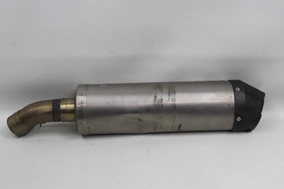 Ducati 848 EVO Corse 1198 1098 MIVV Slipon latas de escape silenciadores tubos DAÑOS Foto 3 de 4