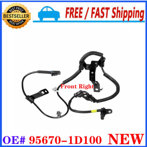 1X For Kia Carens MK 1.6, 2.0 (2002-ON) Front Right ABS SPEED SENSOR 95670-1D100 - Picture 1 of 6