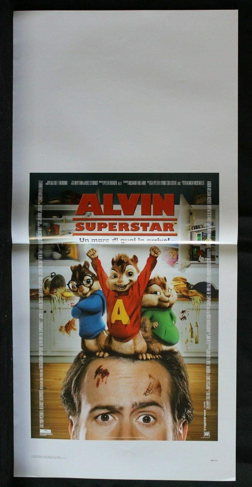 Locandina originale film Alvin Superstar (2007) - Regia di Tim Hill