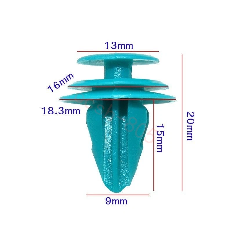 Clips de retención de molduras para panel de puerta interior de automóvil de 20 piezas para Toyota Foto 2 de 4