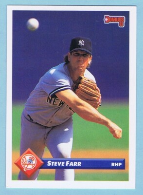 1993 Donruss Baseball - Steve Farr #21 - New York Yankees