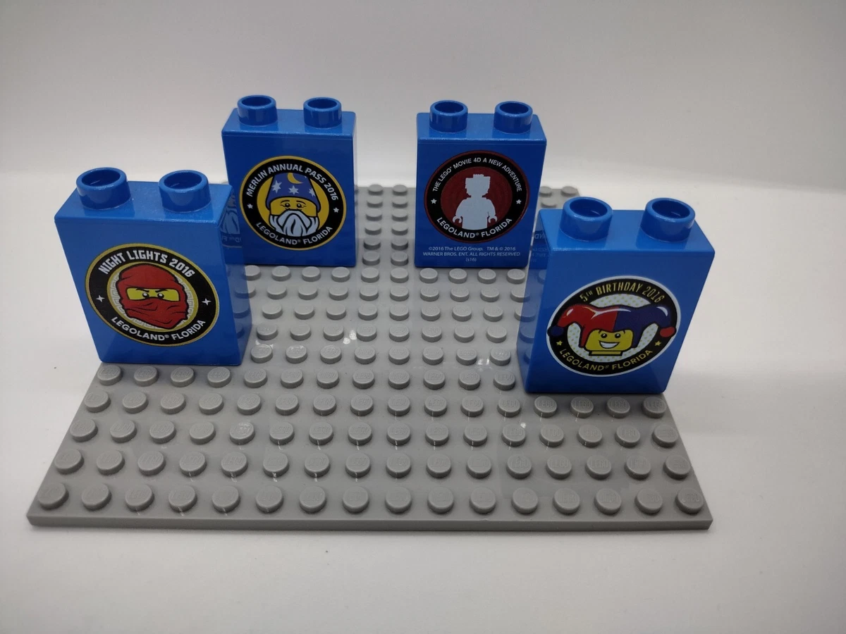 LEGO DUPLO set lot of 4 Legoland exclusive commemorative bricks eBay