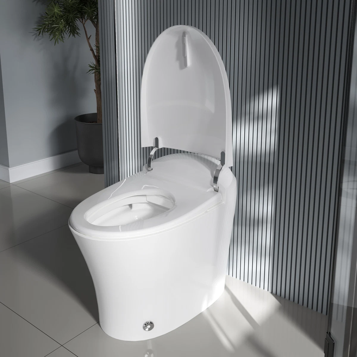 HOROW Smart Toilet One Piece Bidet Toilet Combo Dual Auto Flush
