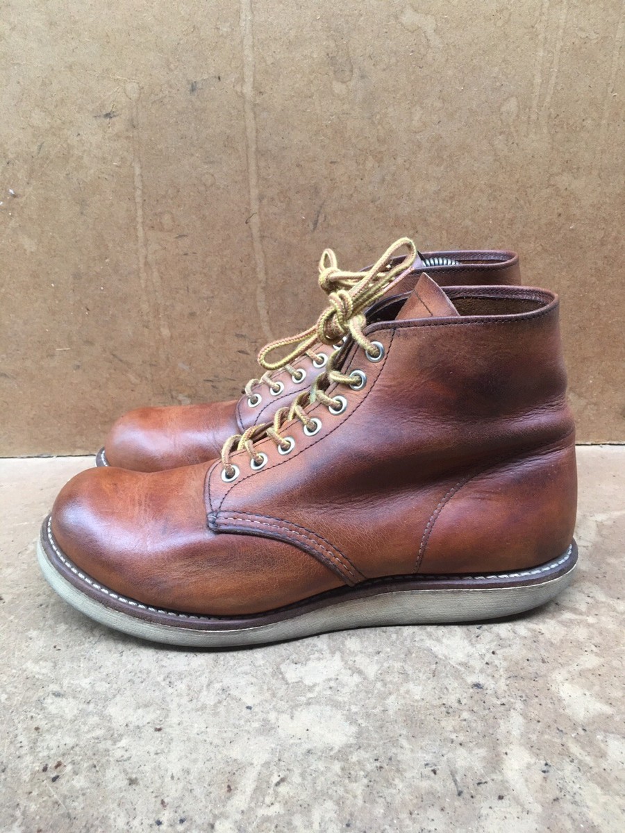 Red Wings 9111 Classic Round Toe Brown Leather Boots USA 7 D Red Wings 9111 Classic Round Toe Brown Leather Boots USA 7 D