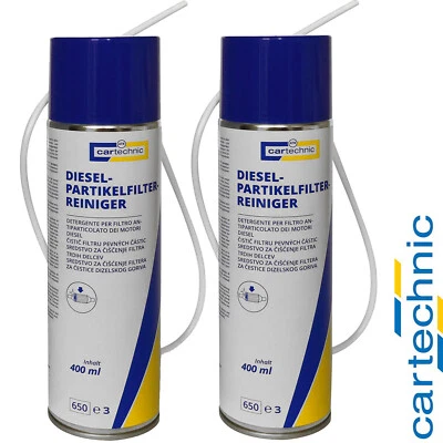 2 x 400ml [23,50€/1L] Cartechnic Dieselpartikelfilter DPF Reiniger Regenerator
