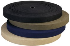 1.25" x 150 Feet Heavy Canvas Webbing Roll Name Tape Uniform Web Belt Webbed