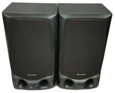 Sharp speakers CP-C640 2 way Speaker System Black Pair