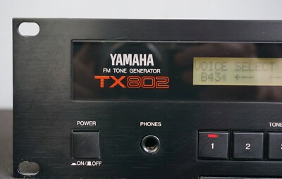 Yamaha TX802 2U Rack Mount Digital FM Synthesiser 1987 - (DX7II