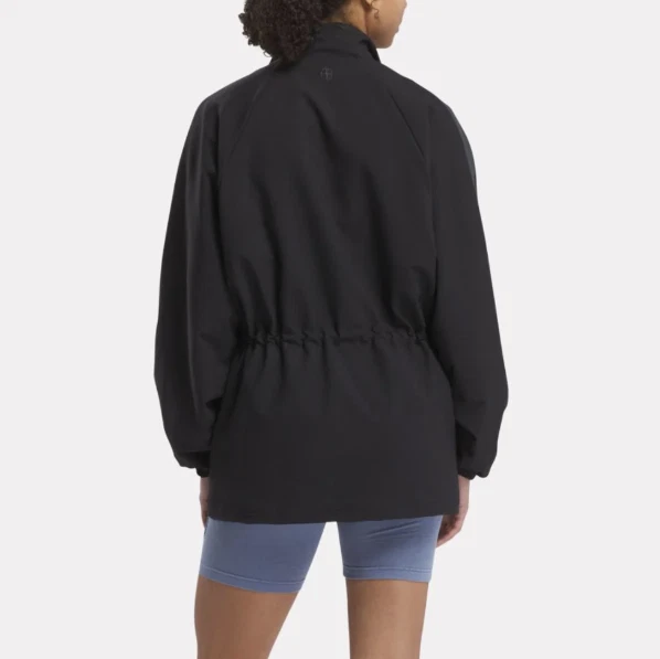 Reebok x Anine Bing Windbreaker Jacket Black/Grey ( XS ) - Image 4 of 4