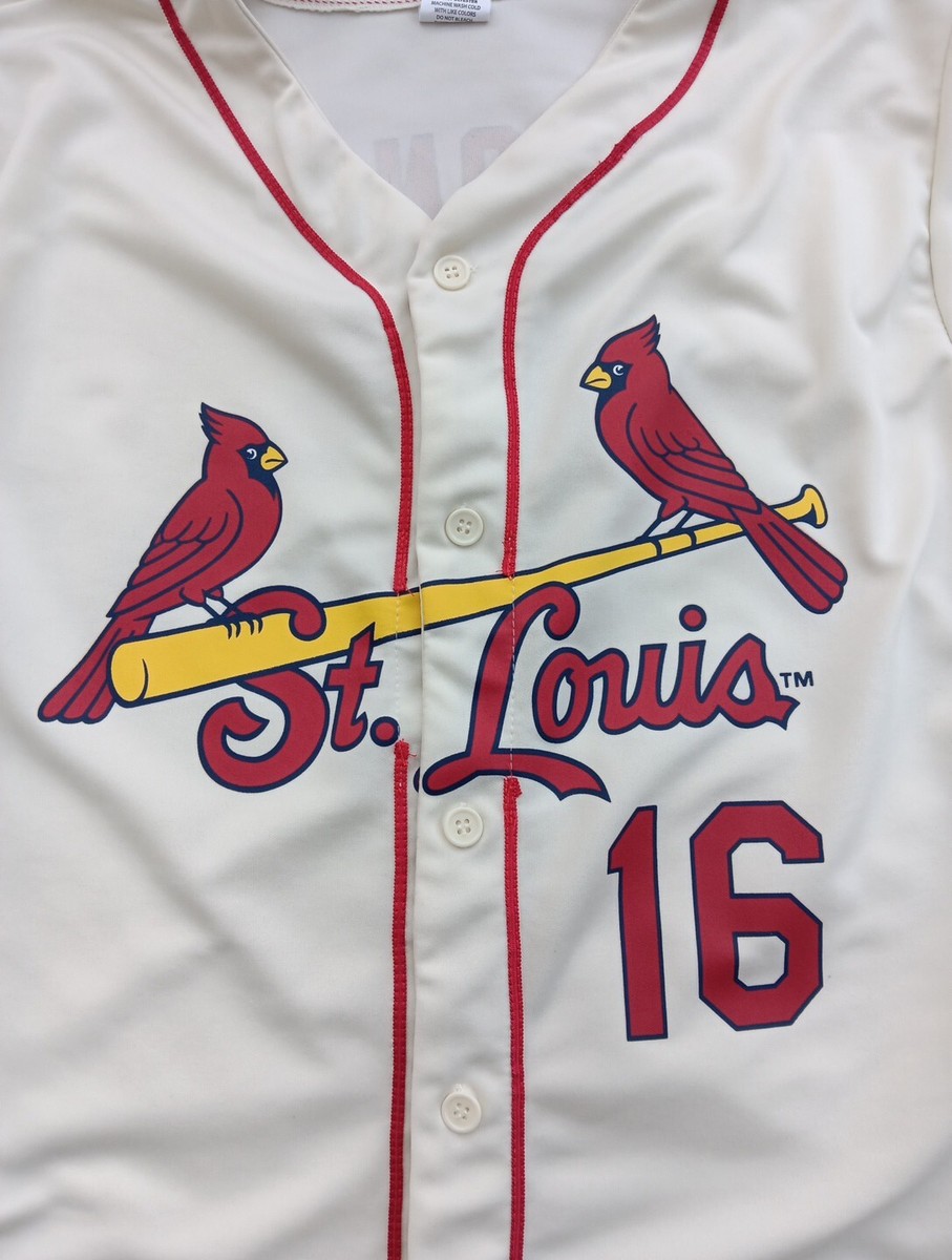 Louis Cardinals Button Up Jersey #16 WONG Baseball MLB Mens M