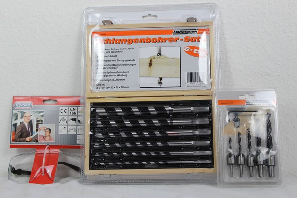 Set Mannesmann Holzbohrer 6-Tlg. Schlangenbohrer-Satz +COXT938767+54805-image