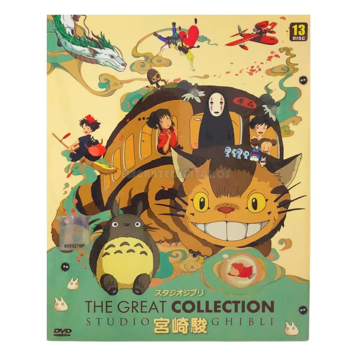 スタジオジブリ ムービーコレクションDVD 英語版 Studio Ghibli Collection Edition 24 Movies HD DVD English