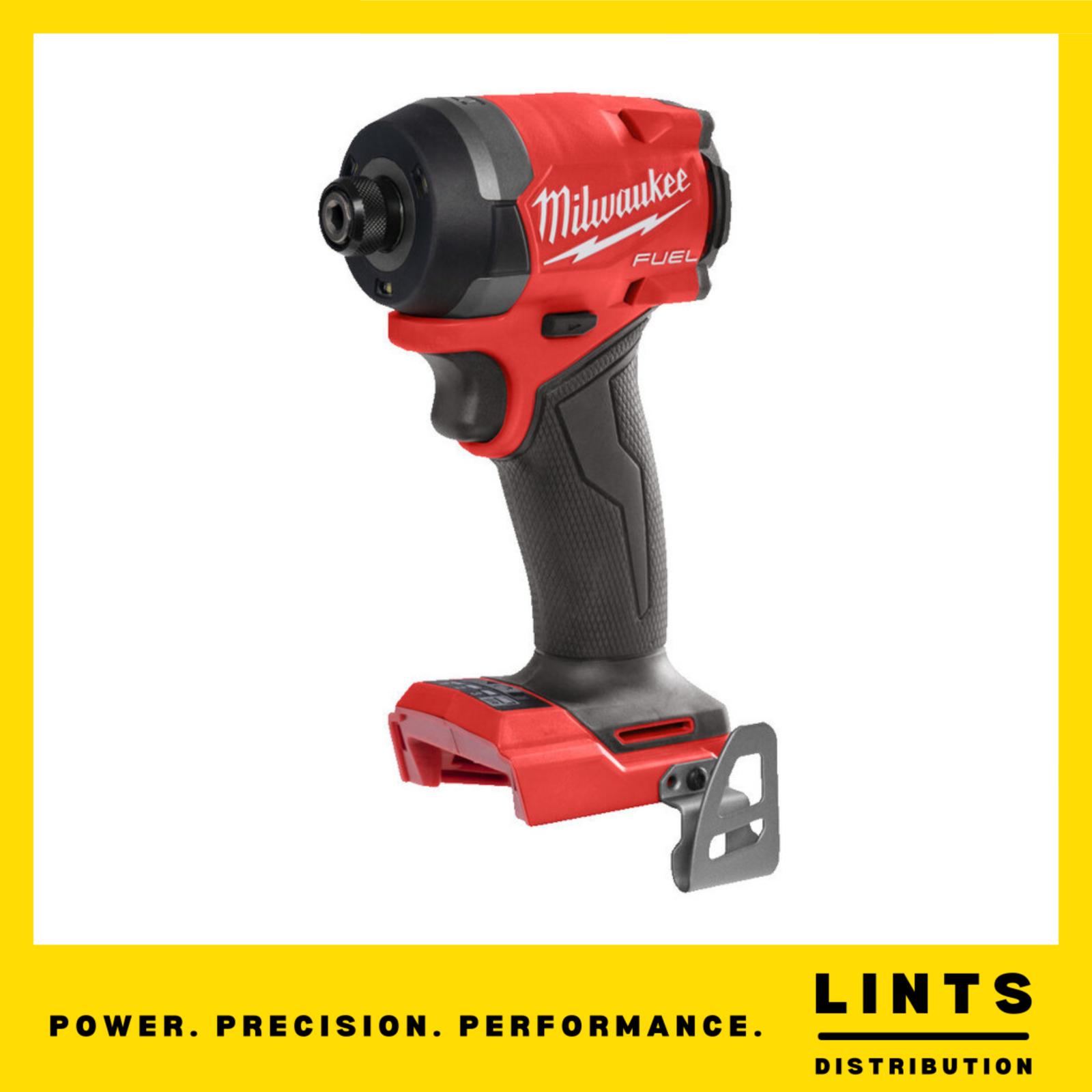 Milwaukee M18FID3-0 18V M18 FUEL Cordless Impact 1/4"" Hex Driver Bare Unit