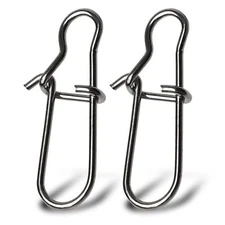 Duo Lock Fishing Snaps Stainless Steel Quick-Change Swivels 24lb-209lb Strength