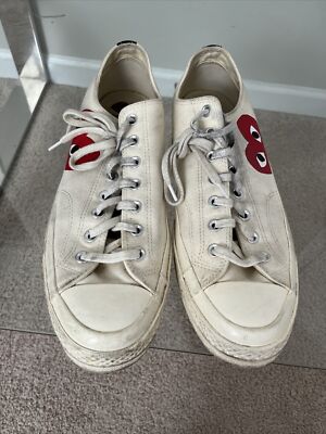 Converse Chuck 70 OX x Comme des Garcons Play 2019 Mens US 12 Low 