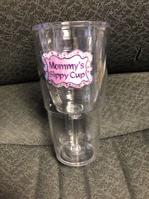 mommys sippy cup 16 ounce Wine Glass Inside insulated tervis made in USA |  eBay