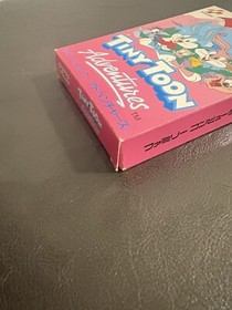 Tiny Toon Adventures JP (Nintendo Famicom, NES, 1991) CIB With Plastic Case