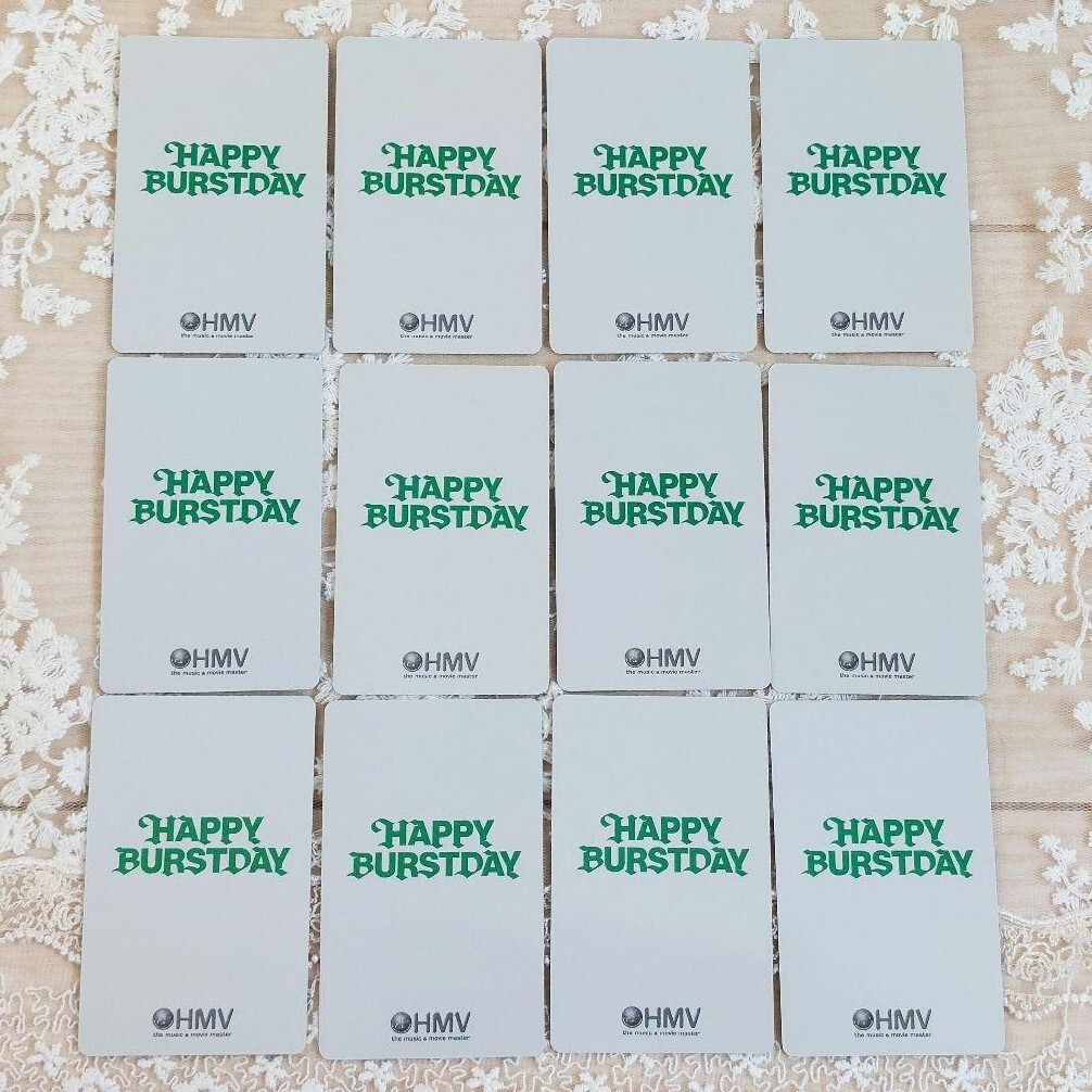 ② HAPPY BURSTDAY HMV トレカ コンプ SEVENTEEN SEVENTEEN 5th ALBUM HAPPY BURSTDAY HMV JAPAN POB Official