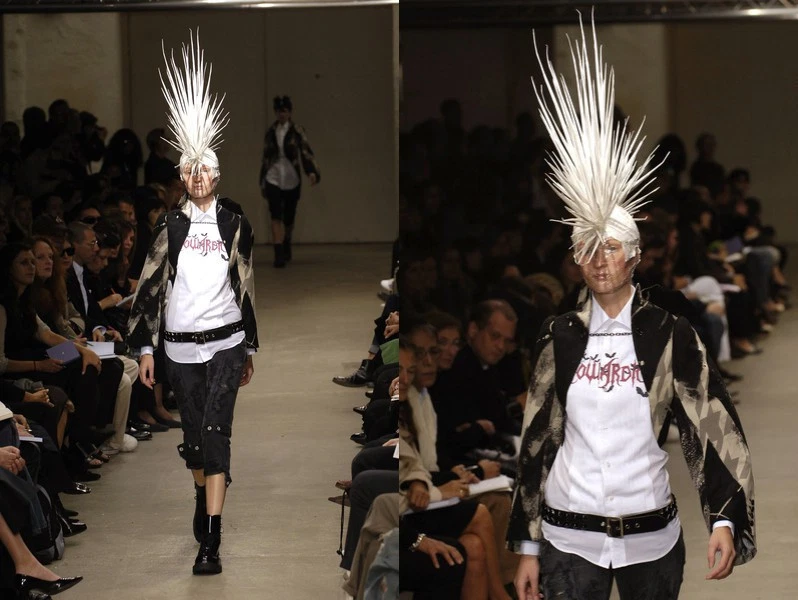 Junya Watanabe Comme des Garcons Reconstructed Crush Pants - Image 2 of 4