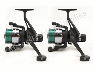 NGT TZ40R Black Coarse Fishing Reel with 8lb Line