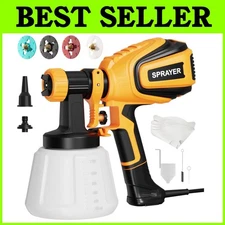 Precision Painting with 4 Nozzle HVLP Sprayer