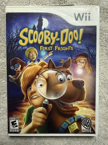 Scooby-Doo First Frights Nintendo Wii CIB Manual Tested Working Damaged Case