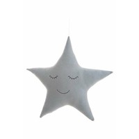 Kissen Stern 51 X 51 Cm Grau