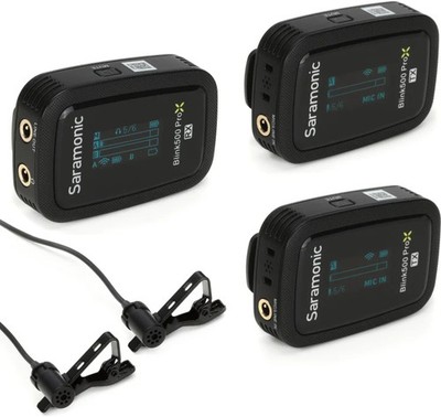 Saramonic Blink500 ProX B2 Clip-On Wireless Microphone System - Black