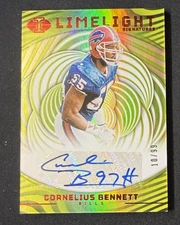 2023 Panini Illusions - Limelight Signatures Cornelius Bennett #LS-CB Red /99