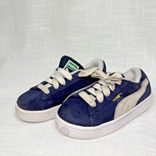 Puma Suede Classic Blue Toddler Sneakers Size...