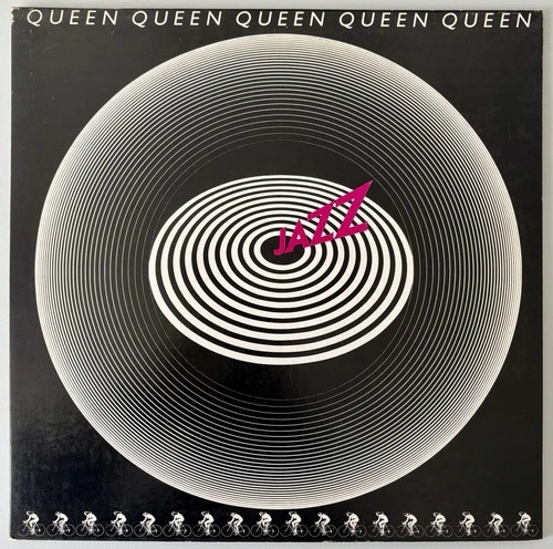Queen - Jazz - Original 1978 Elektra 6E-166 SP Press w/Poster & Inner Vinyl LP