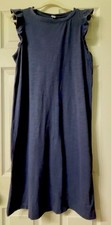 Old Navy Petite L Shift Dress Multi-seasonal Minimalist Flutter Sleeve A-line